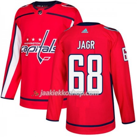 Miehille NHL Washington Capitals Pelipaita Jaromir Jagr 68 Adidas 2017-2018 Punainen Authentic Miehille NHL Washington Capitals Pelipaita Jaromir Jagr 68 Adidas 2017-2018 Punainen Authentic
